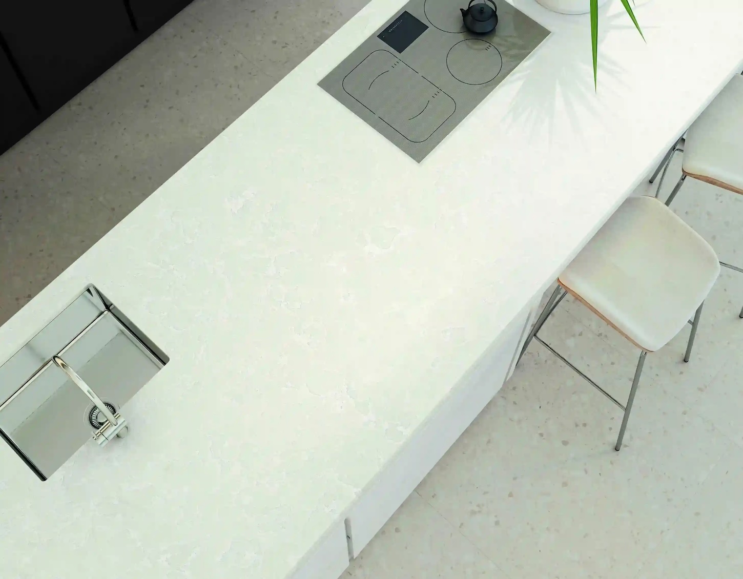 ice white kitchen