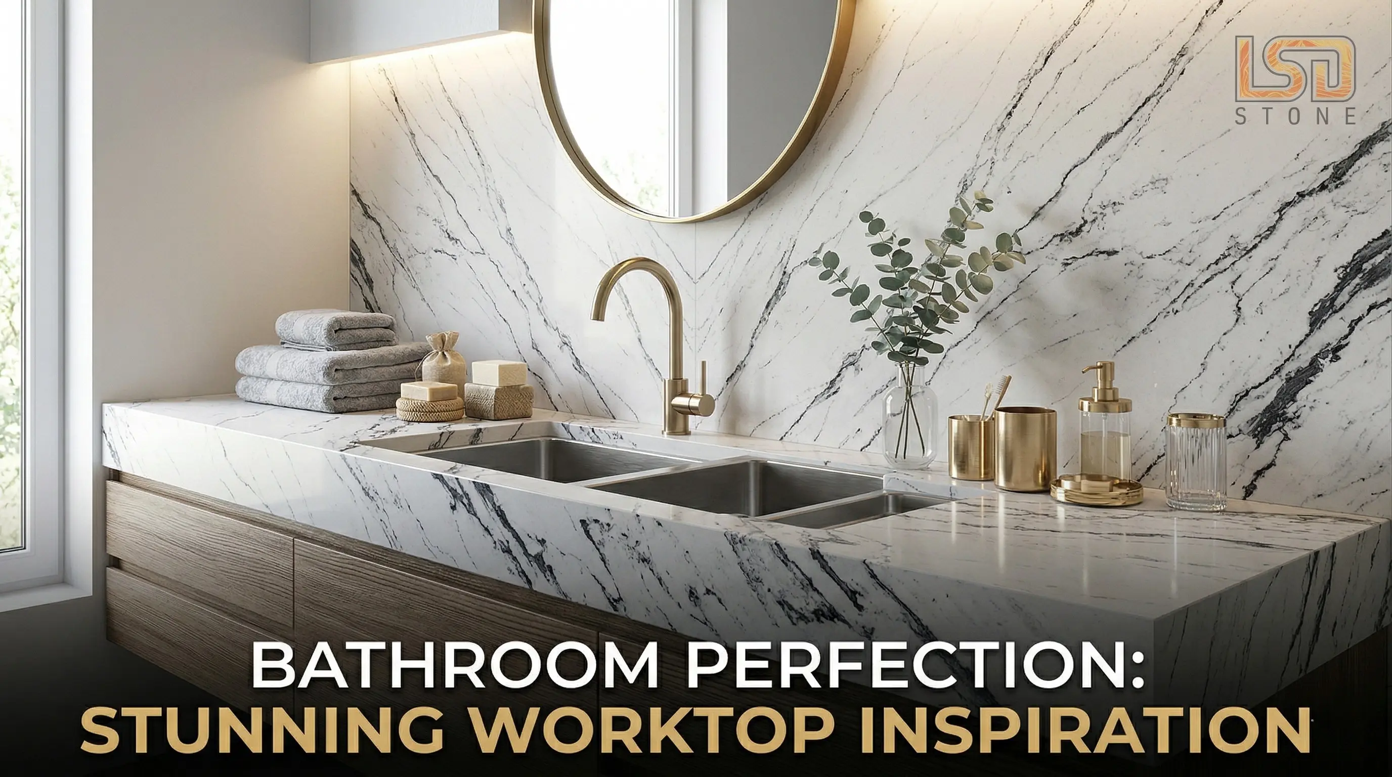 Bathroom Worktops — The Complete UK Guide to Choosing the Right Surface