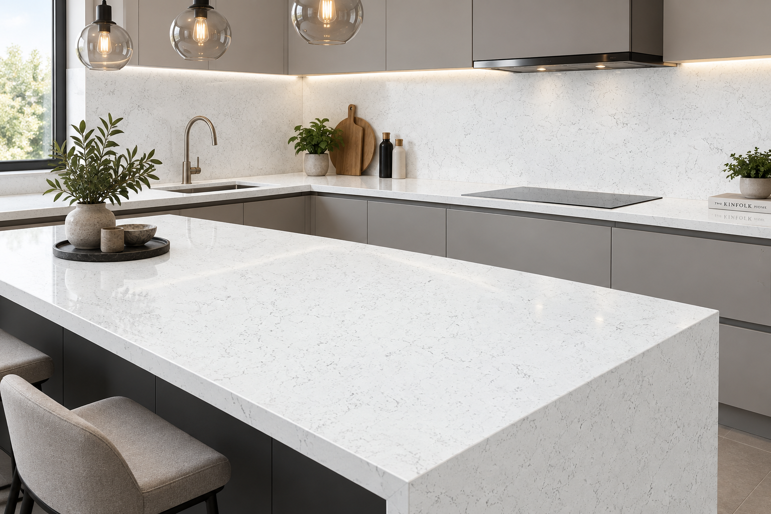Bianco Carrara Leather