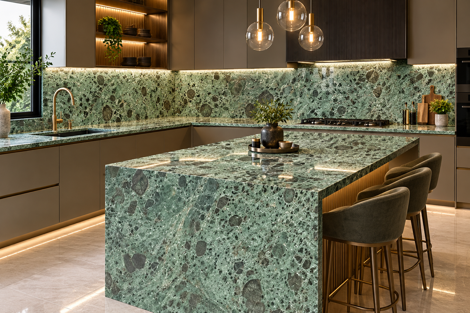 Image 1 of Breccia Verde Marble