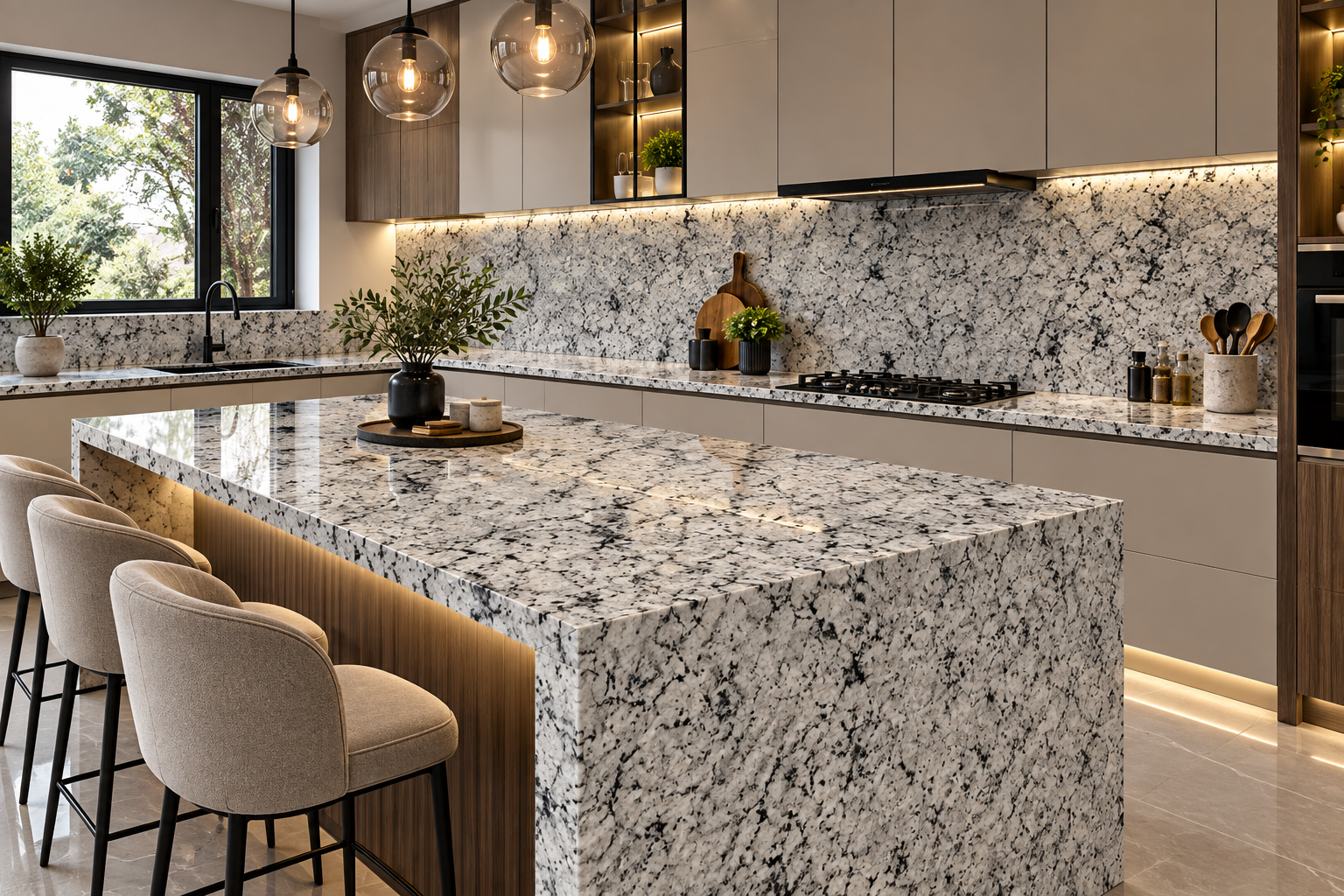 Image 1 of Colonial White Granite