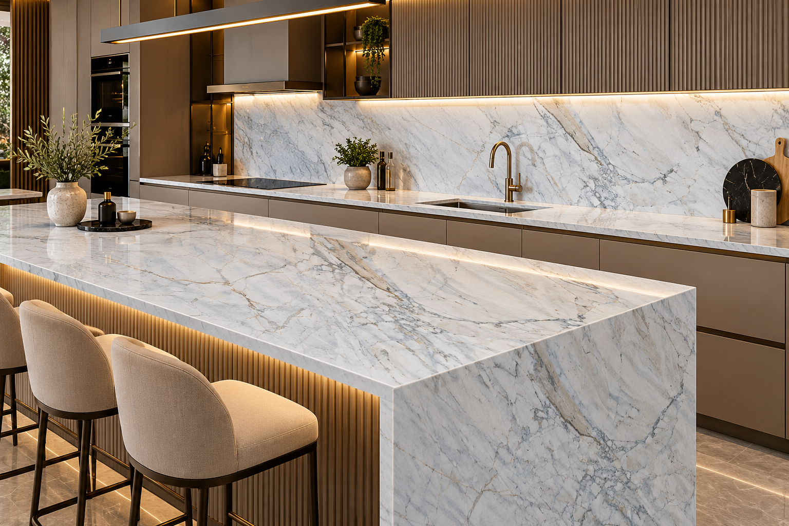 Image 1 of Calacatta Matarazzo Quartzite