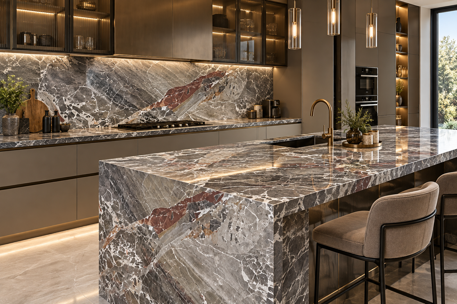Image 1 of Breccia di Arzo Marble