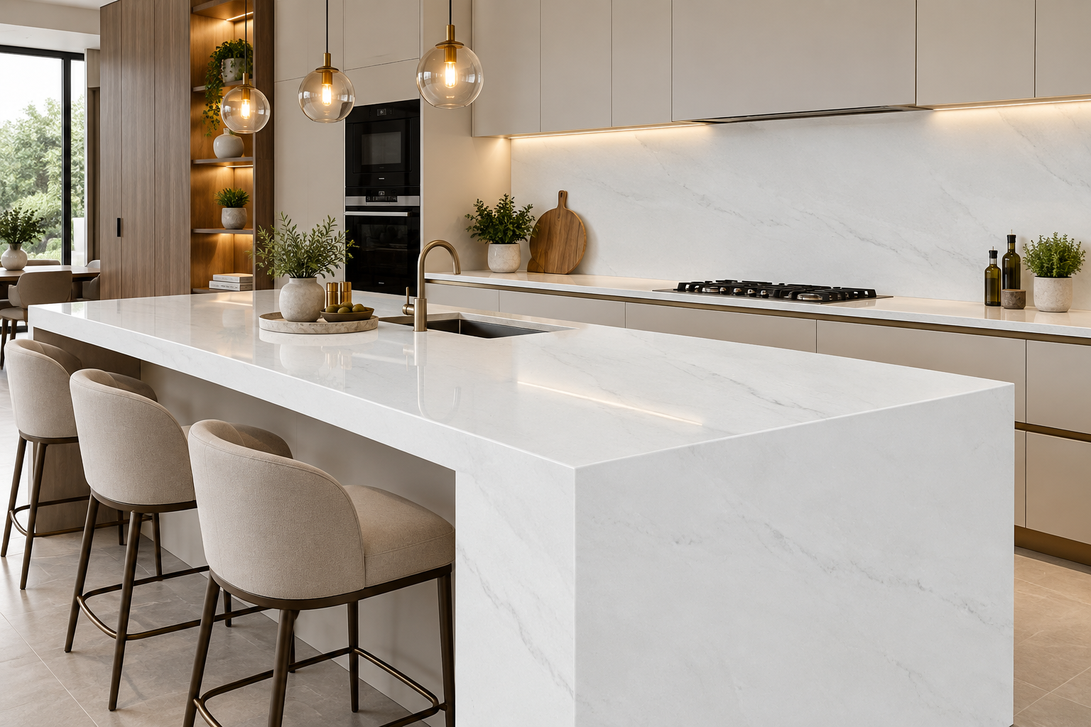 Image 1 of Vietnam White Marble