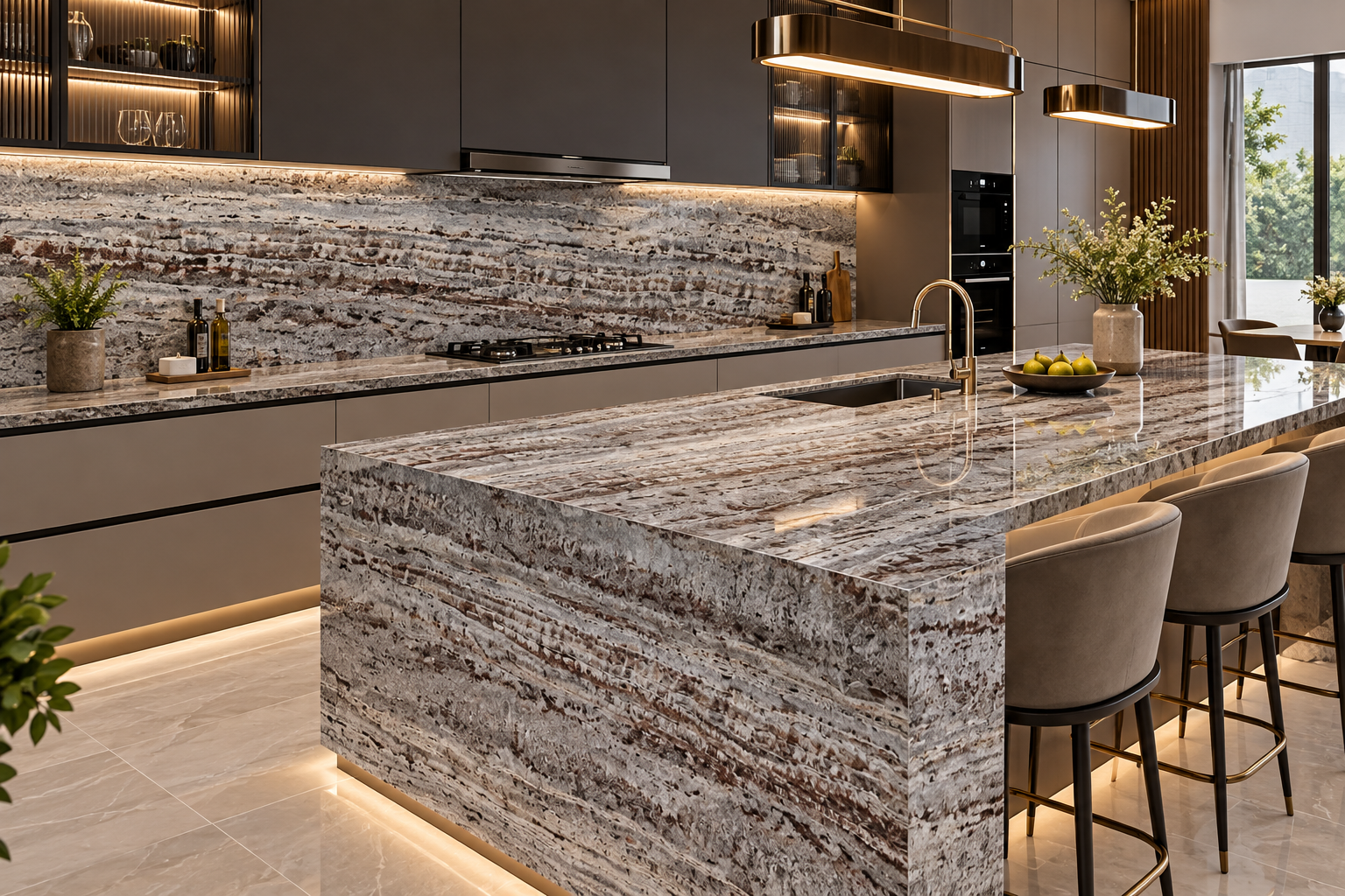Image 1 of Travertine Silver