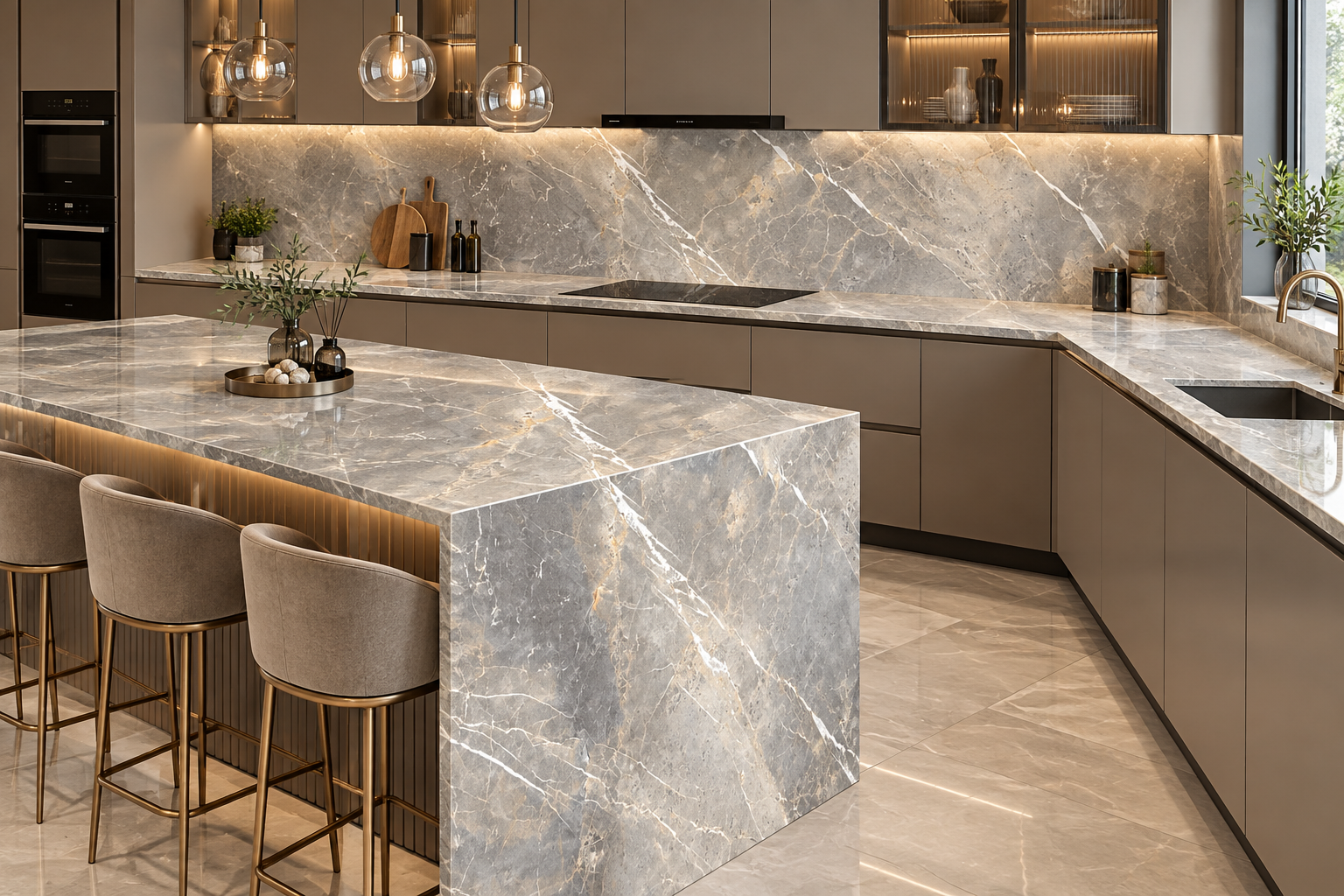 Image 1 of Grigio Collemandina Marble