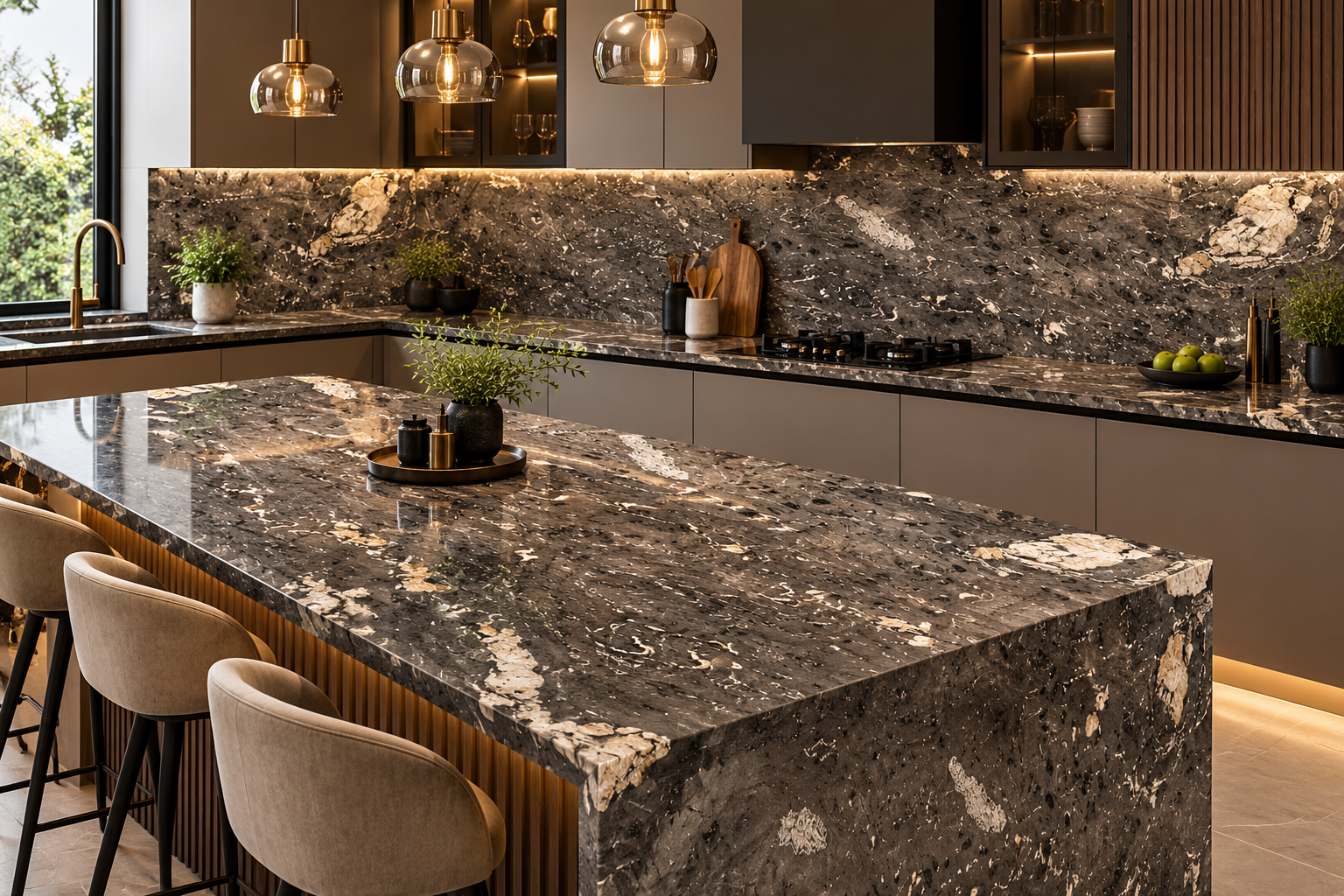 Image 1 of Cosmic Black Granite