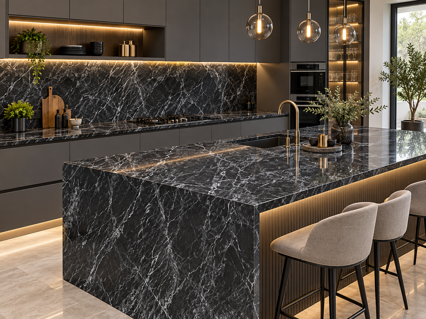 Image 1 of Grigio Carnico Marble 2