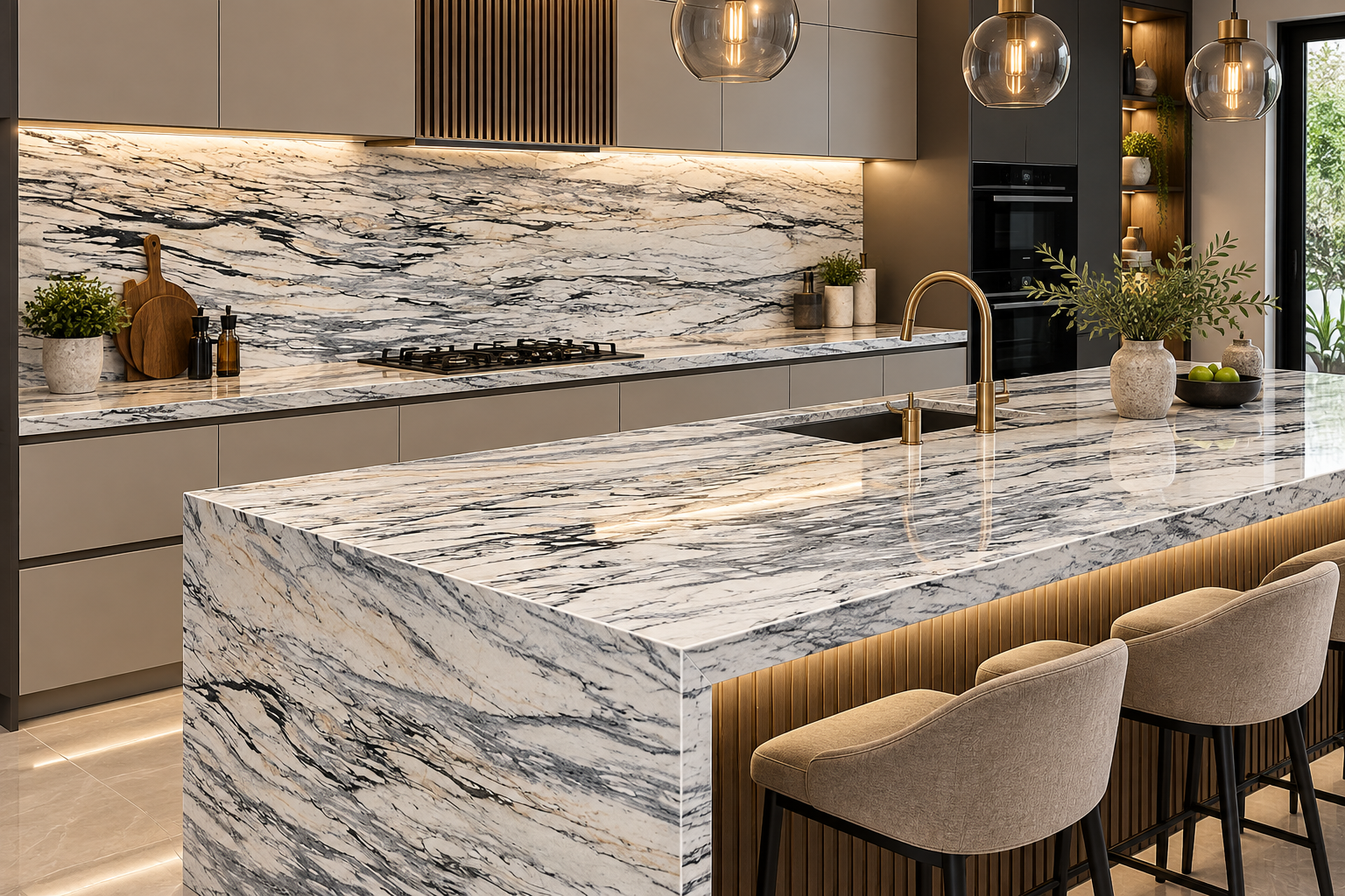 Image 1 of Paonazzo Marble
