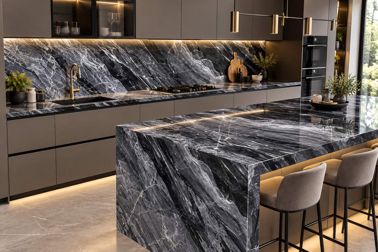 Image 1 of Manhattan Black Marble