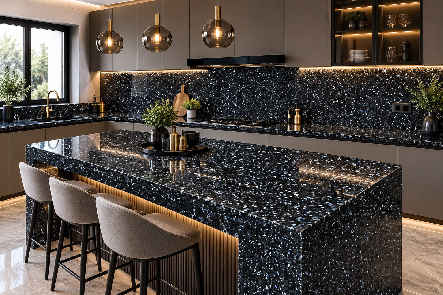 Image 1 of Blue Pearl GT Granite