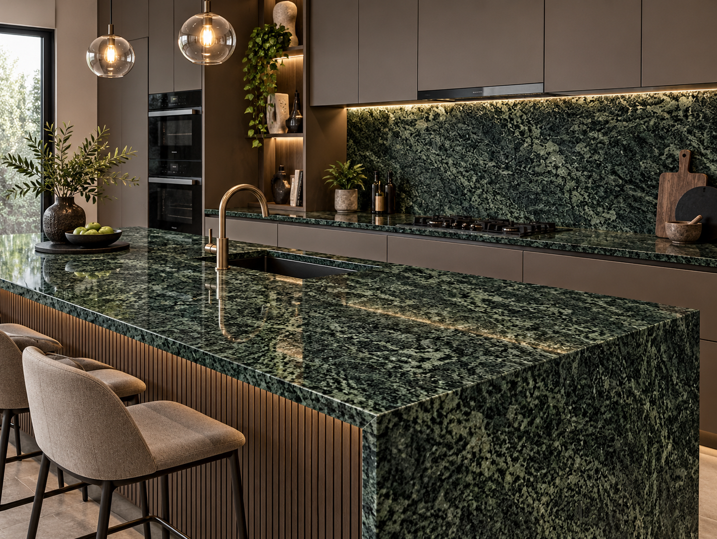 Image 1 of Tropical Green Granite