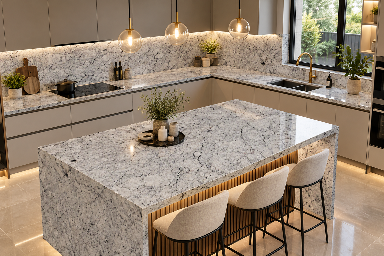 Image 1 of White Galaxy Granite