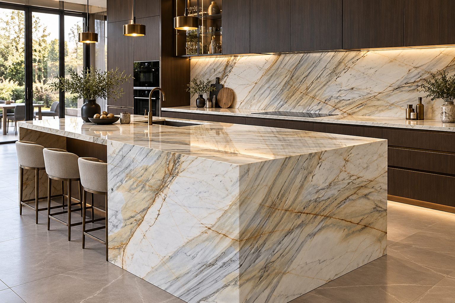 Image 1 of Calacatta Cohen Gold Marble