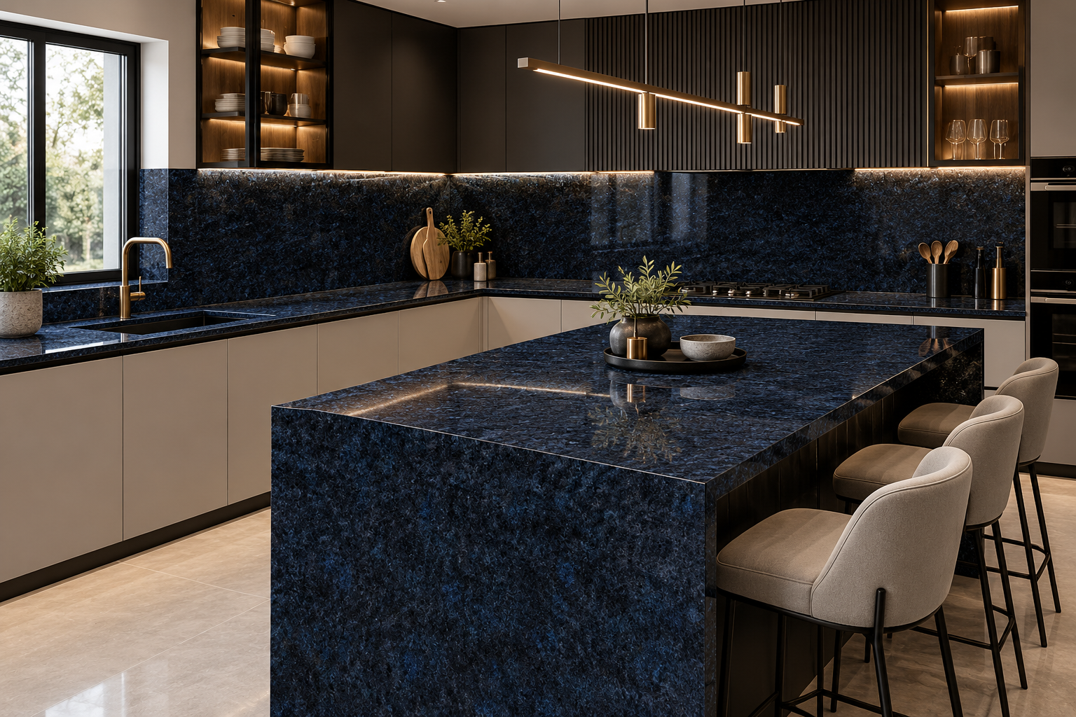Image 1 of Blue Night Granite