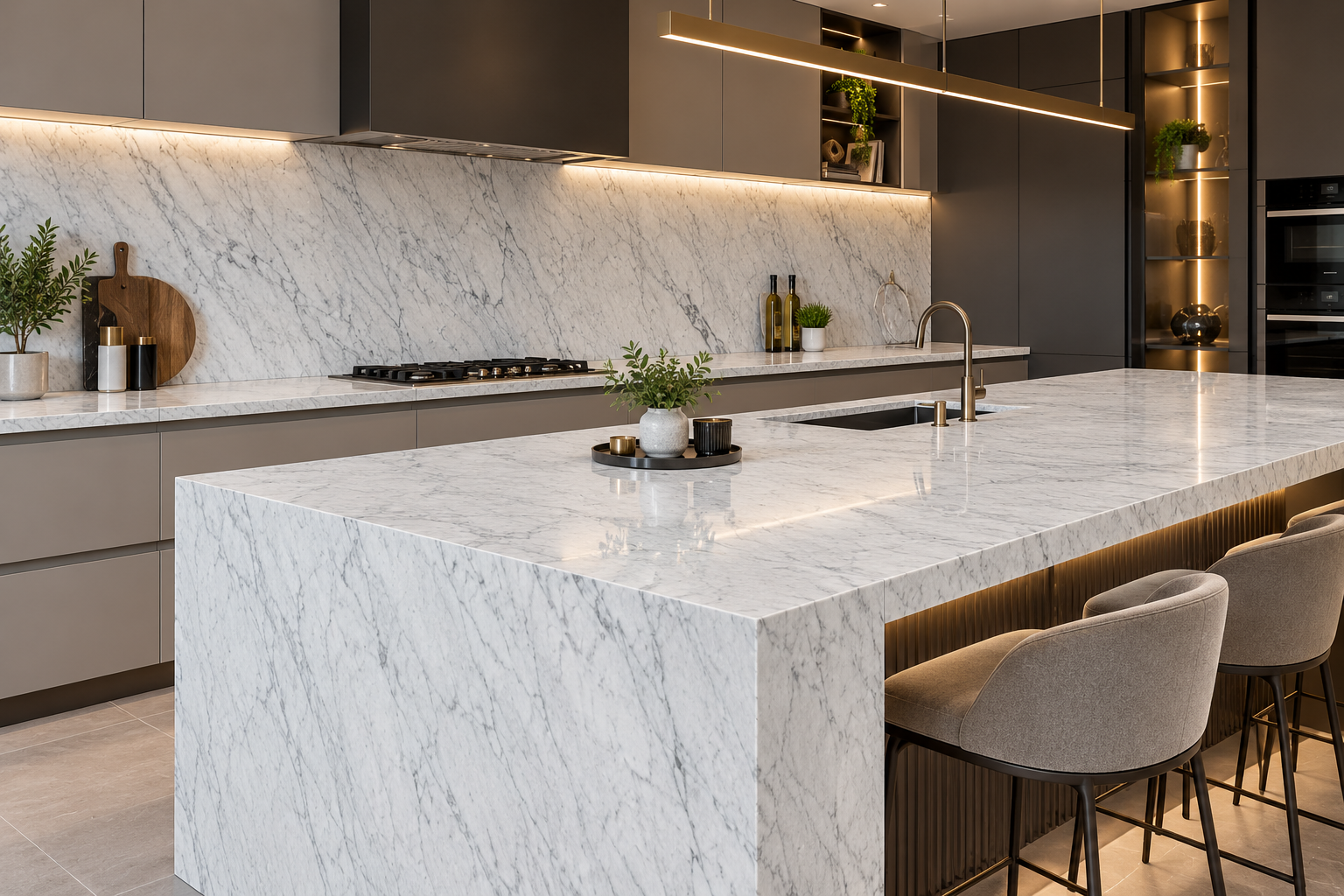 Image 1 of Carrara Campanili Extra Marble 1