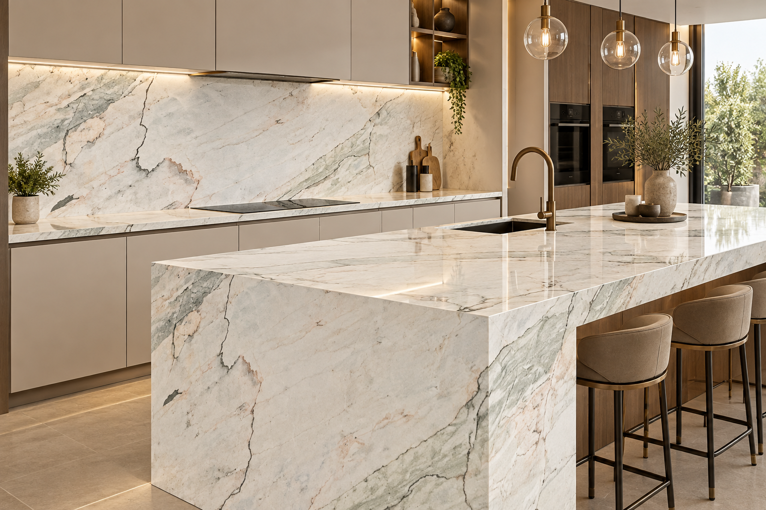 Image 1 of Calacatta Cremo Marble