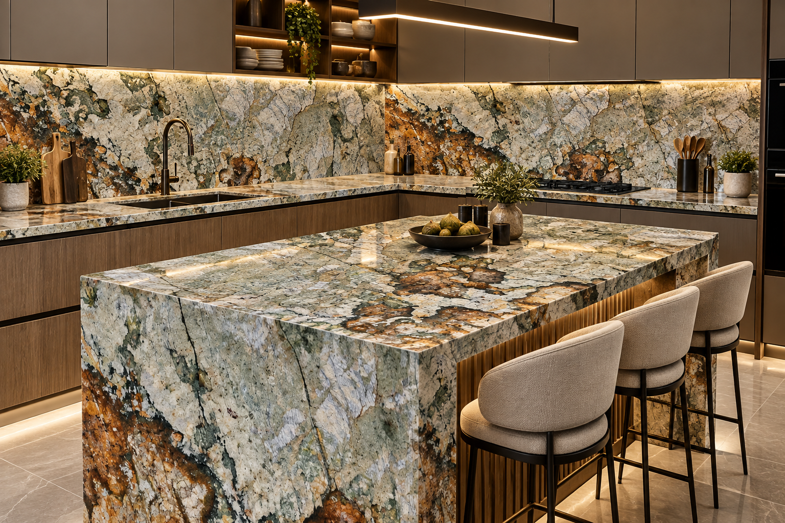 Image 1 of Explosion Green Quartzite