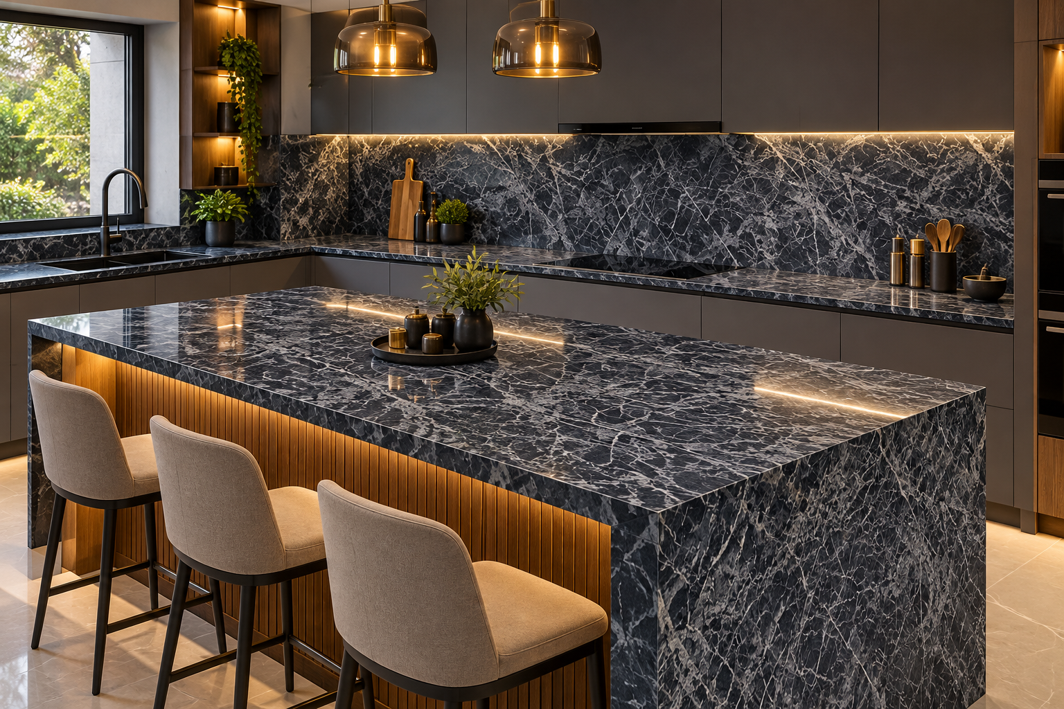 Image 1 of Grigio Carnico Marble 1