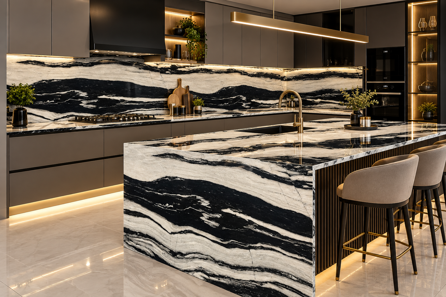 Image 1 of Panda White Marble