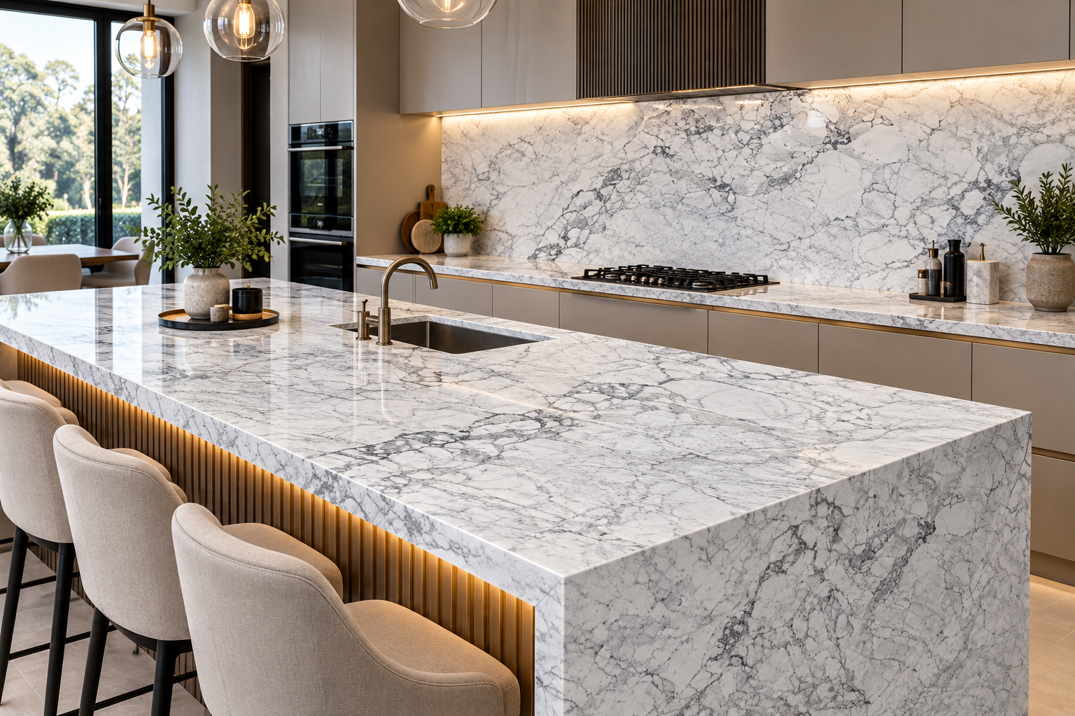 Image 1 of Arabescato Venato Marble