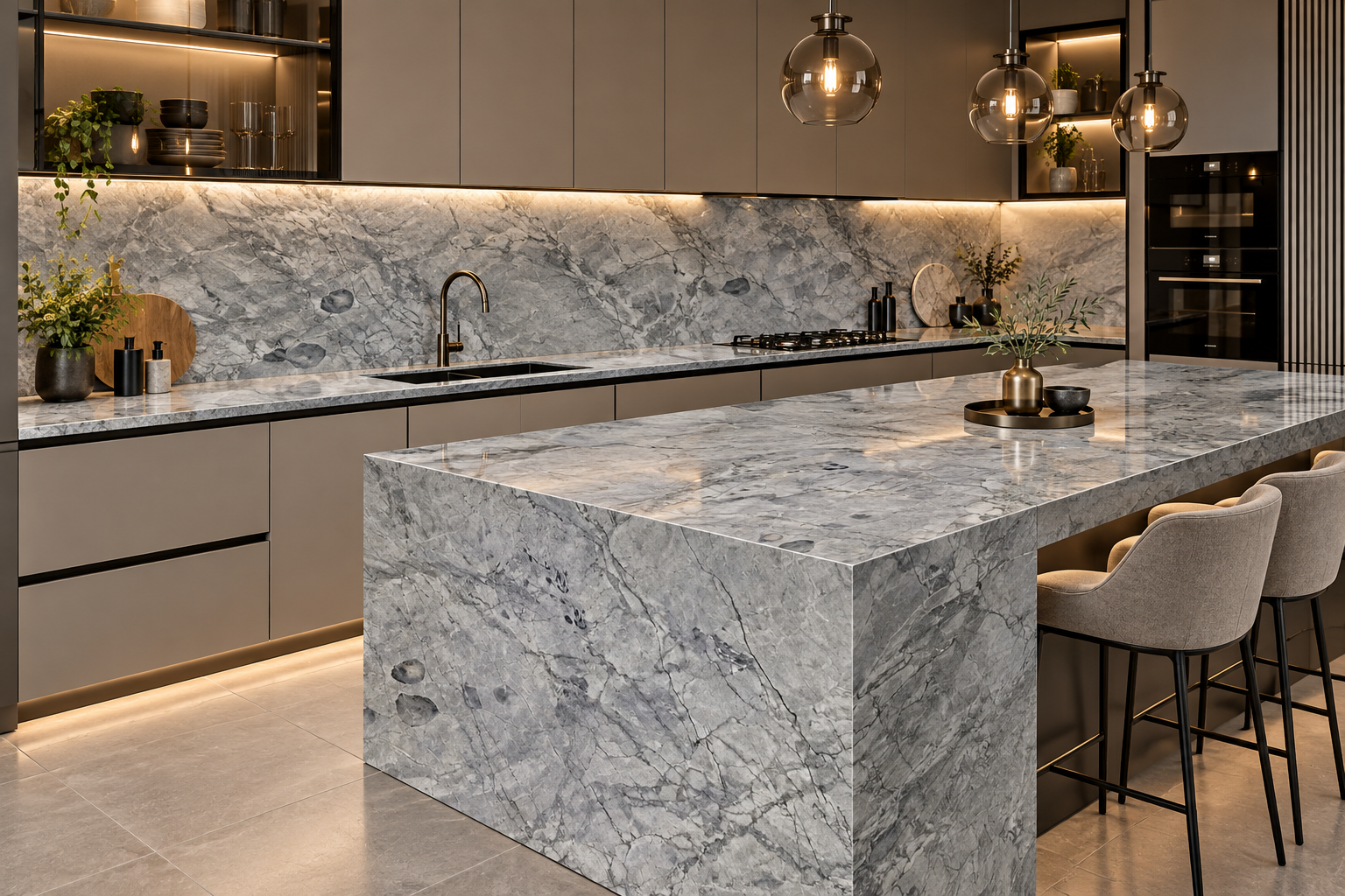 Image 1 of Bianco Eclipse Quartzite