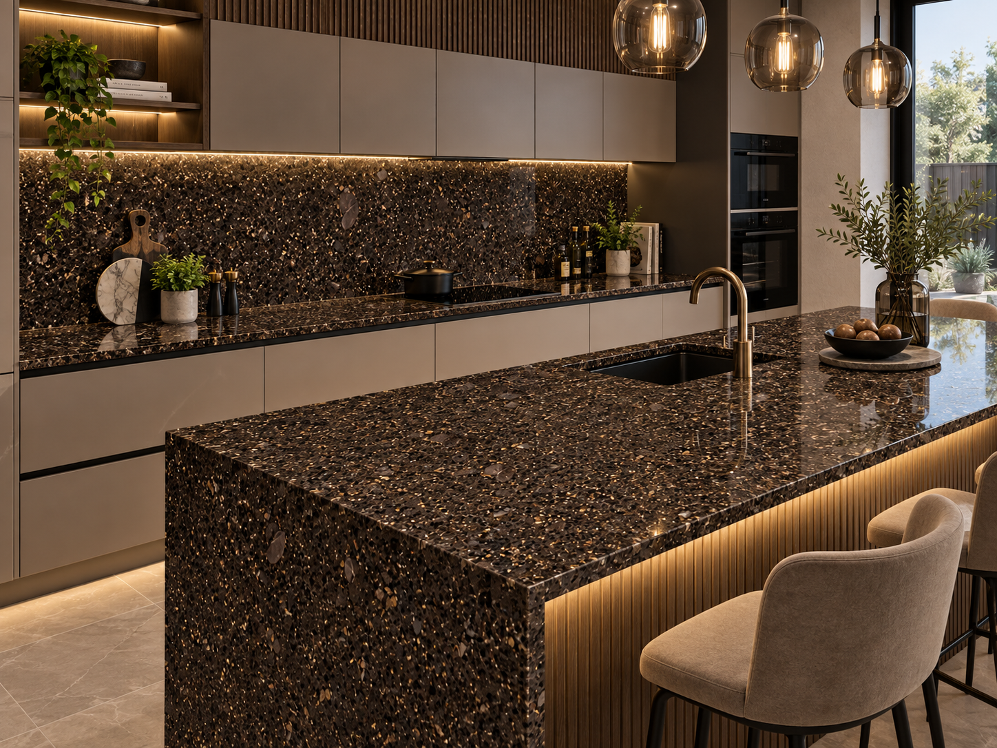 Image 1 of Antique Brown Granite