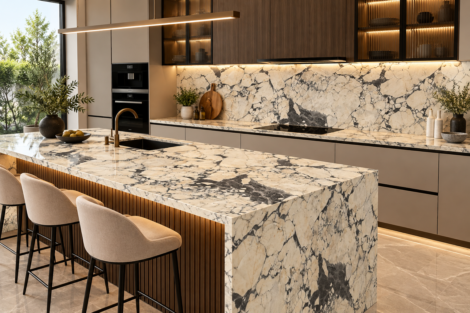 Image 1 of Calacatta Viola Monet Marble