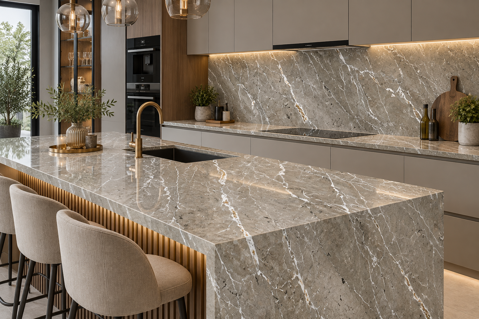 Image 1 of Grigio Minola Marble
