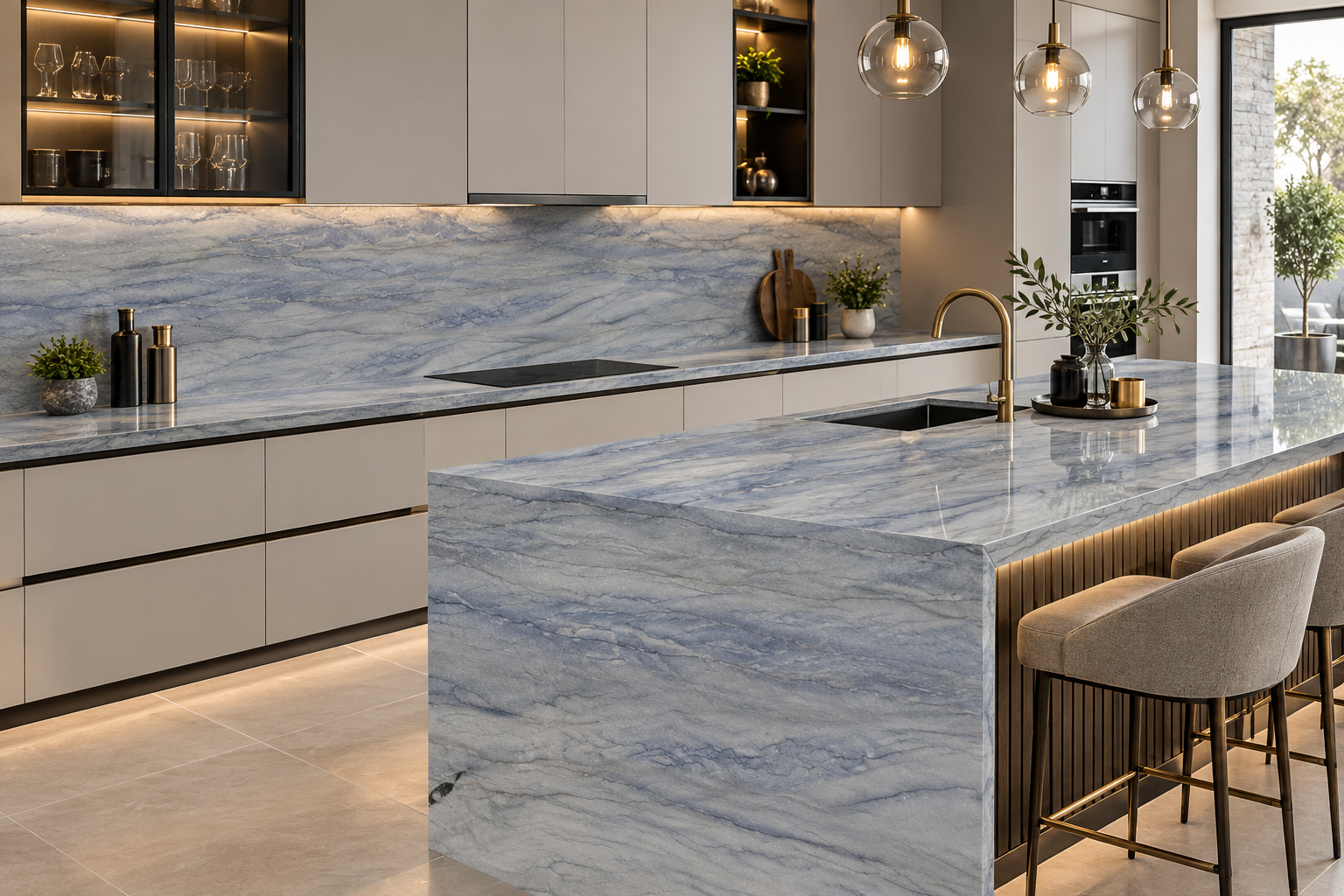 Image 1 of Azul Macaubas Quartzite