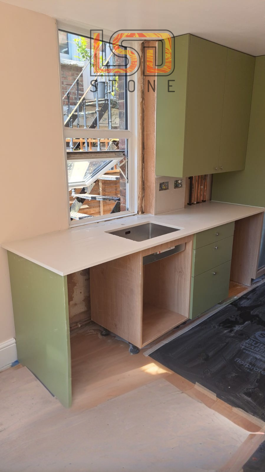 Caesarstone Fresh Concrete – Worktop Project Image
