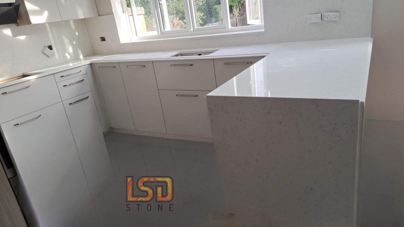 Silestone Bianco Orion – Worktop Project Image