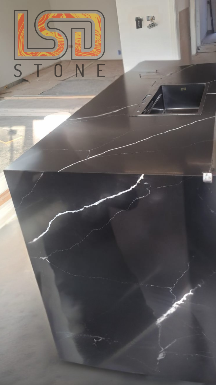 Black Marquina – Worktop Project Image
